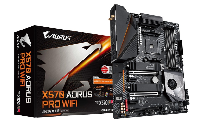 技嘉X570 AORUS PRO WIFI AMD4锐龙3800X5950Xcpu台式机主板无线