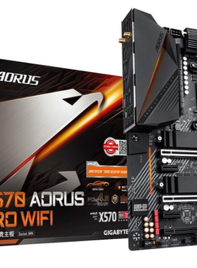 技嘉X570 AORUS PRO WIFI AMD4锐龙3800X5950Xcpu台式机主板无线