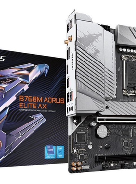 技嘉B760M AORUS ELITE AX d5内存1700主板i支持12/13/14代cpu