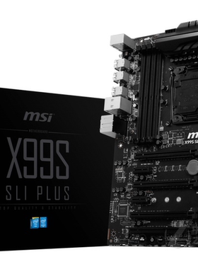 微星X99S SLI PLUS 2011v3支持i75960xE5-2699v3 2680v3cpu主板
