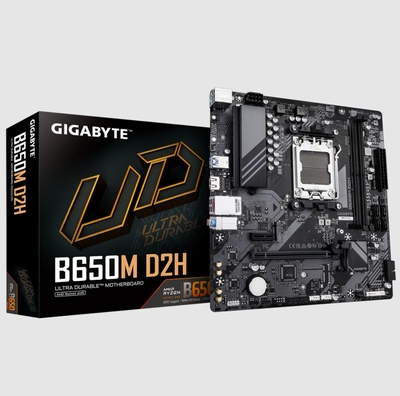 技嘉B650M D2H主板D5内存am5支持7800x 7950x 9950xcpu处理器