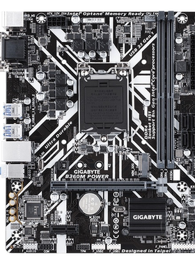 技嘉B360M POWER1151台式机主板支持8500 8700 9900kcpu处理器