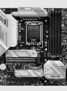 微星MAG B760M MORTAR MAX WIFI迫击炮D4主板1700支持12/13/14代