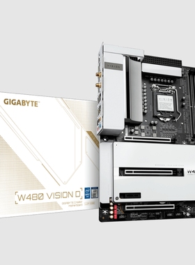 技嘉w480 vision d主板1200针支持w1270 1290 1390p cpu处理器