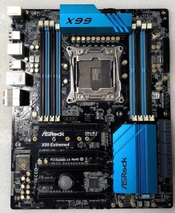 华擎x99 extreme4主板2011v3支持6800k 2680v3 2699v4cpu处理器