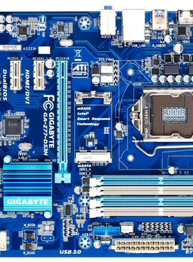 Gigabyte/技嘉Z77-DS3H台式机主板1155针支持2700 3470 3770kcpu