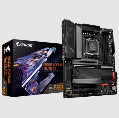 技嘉b650 AORUS ELITE AX小雕主板支持7800x 7950x 9950xcpu