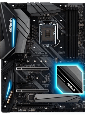 华擎Z390 Extreme4主板1151针支持i38350ki58600i787009900kcpu