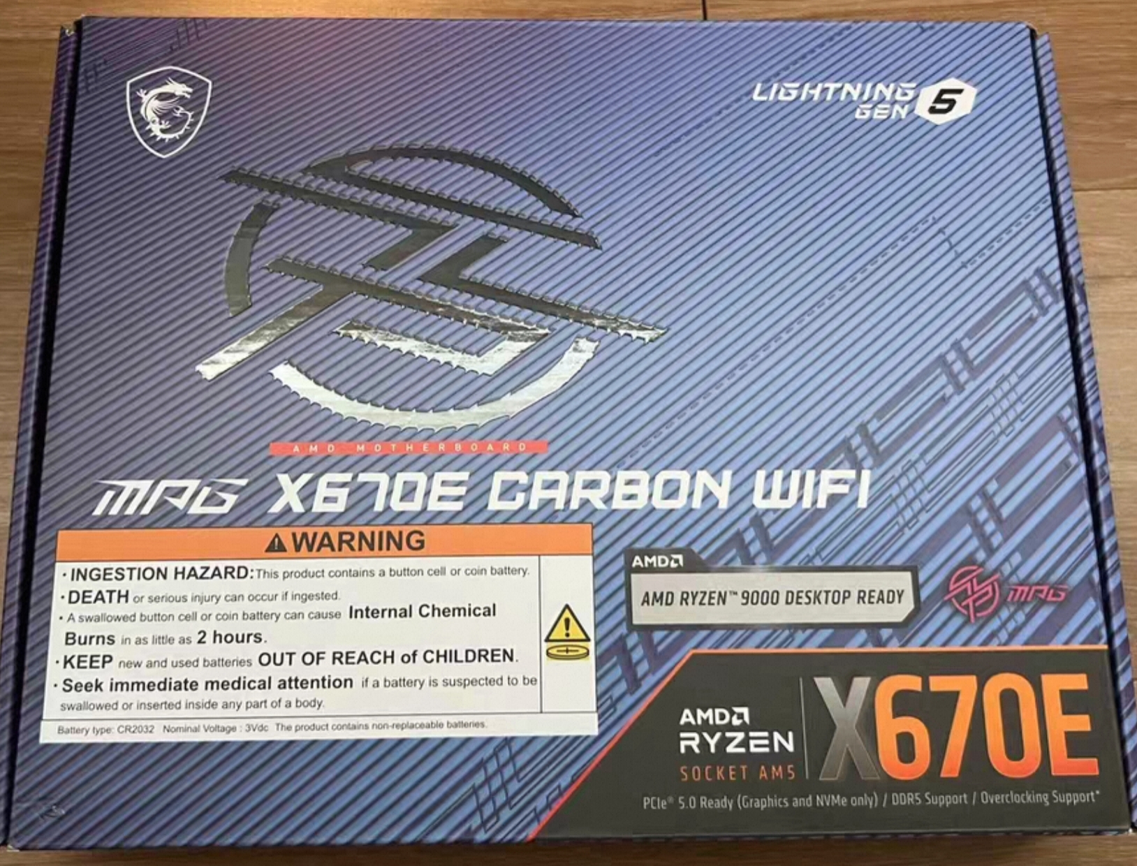 微星X670E carbon wifi主板AM5支持7800x 9800x3d 9700x 9950x