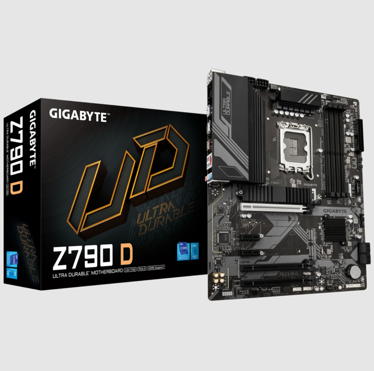 技嘉Z790 D DDR5内存1700针台式机主板支持12/13/14代cpu处理器