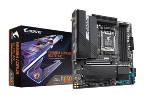 技嘉B650M AORUS ELITE AX AM5台式机主板支持 7800x3d 9950xcpu
