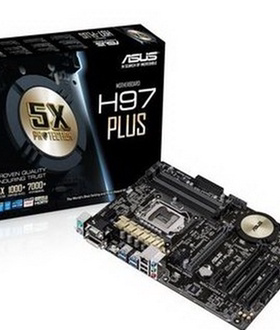 Asus/华硕H97-PLUS主板1150针支持4130 4460 4770 4790kcpu处理器