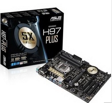 Asus/华硕H97-PLUS主板1150针支持4130 4460 4770 4790kcpu处理器