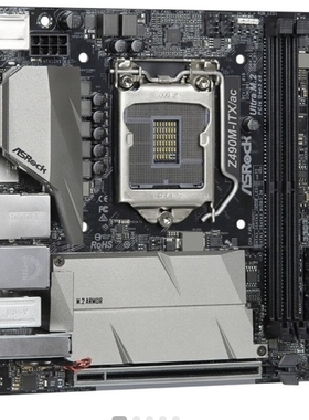 华擎Z490M-ITX/ax台式机电脑主板1200针支持10700 11900kfcpu