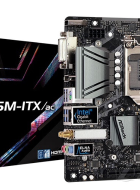 华擎B365M-ITX/AC主板1151支持i38350i58600i78700i99900kcpu