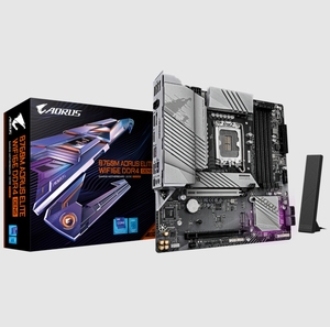 技嘉b760m aorus elite wifi6e ddr4主板1700支持12/13/14代cpu