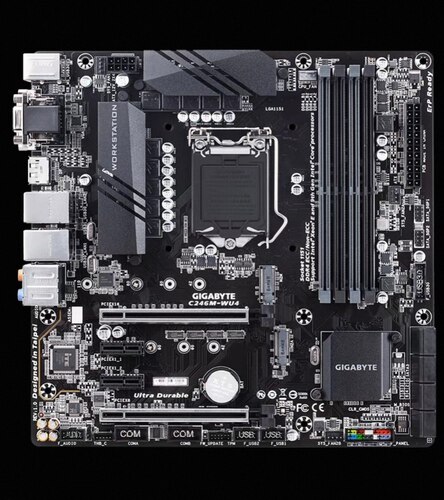 技嘉c246m wu4主板1151针支持8700 9900k 2146g 2226g 2288gcpu