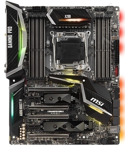 微星X299 GAMING PRO CARBON AC2066支持i77800i9 10980暗黑主板