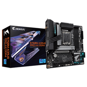 技嘉B760M AORUS PRO AX DDR4内存1700台式机主板支持13/14代cpu