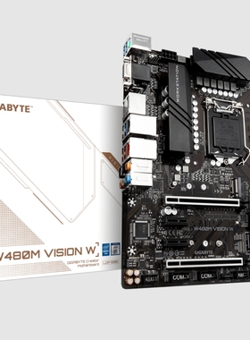 Gigabyte/技嘉W480M VISION W主板1200支持w1250 1290 1390p cpu