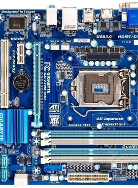 技嘉Z77M-D3H1155针主板支持2120 3470 2600 2700k3770kcpu处理器