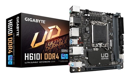 技嘉H610I DDR4内存1700主板min itx支持12700 13700 14900KFcpu