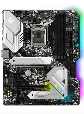 华擎z390 steel legend钢铁传奇1151主板支持8700 9900kf cpu