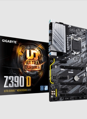 技嘉Z390 D台式机主板 1151针支持8700 9700 9900kfcpu处理器