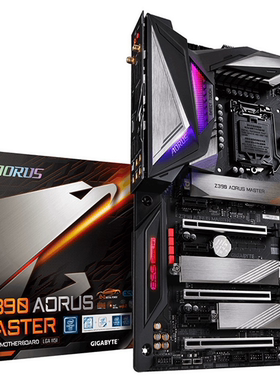 技嘉Z390 AORUS MASTER主板1151支持i38350ki58600i787009900kcpu