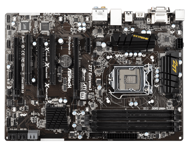 华擎z77extreme3台式机主板1155支持i321203220i53470i73770kcpu