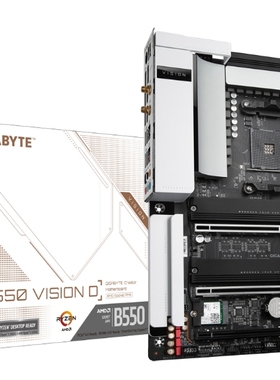 技嘉B550 VISION D AM4台式机主板支持R5 5600G 3800x 5950xcpu