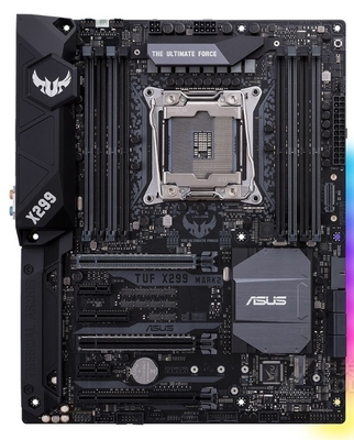 华硕TUF X299 MARK 2台式机主板2066支持i77800xi99900x109800cpu