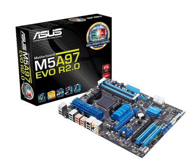 华硕M5A97EVO R2.0AM3+主板支持FX8370 6120 8350 9590cpu处理器