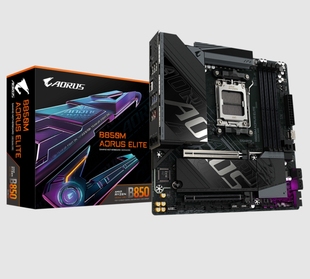 技嘉b850m aorus elite小雕主板am5支持7800x3d 9700x 9950xcpu