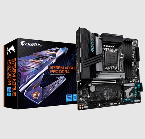 技嘉B760M AORUS PRO  DDR4内存小雕1700主板支持12/13/14代cpu