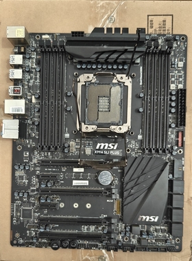 微星x99a sli plus主板2011v3主板支持2680v3 2699v4cpu处理器