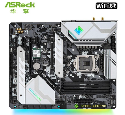 华擎Z590 Steel Legend WiFi 6E1200针主板支持10/11代cpu台式机