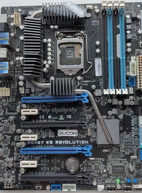 华硕P8P67 WS REVOLUTION主板1155针支持2300 2700 3570 3770kcpu