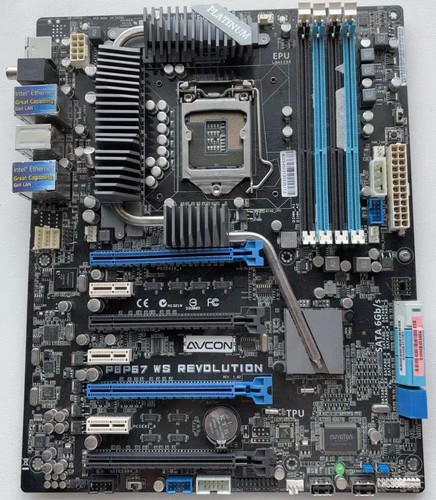 华硕P8P67 WS REVOLUTION主板1155针支持2300 2700 3570 3770kcpu