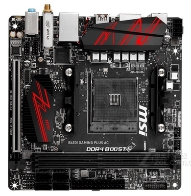 微星B450I GAMING PLUS AC AM4台式机主板AMD Ryzen7 3700x 3800x