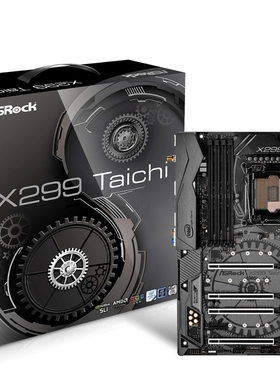 华擎X299 Taichi太极台式机主板2066支持i77800xi9 9900x10980cpu