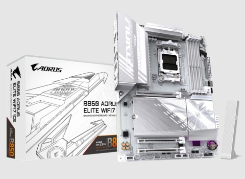 技嘉b850 aorus elite wifi7 ice主板am5支持7800x3d 9700x 9950x