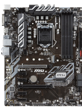 微星B360-A PRO1151台式机主板支持8500 8700 9900kcpu处理器