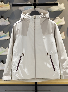 李宁户外CF溯女子加绒防泼水三合一运动风衣2025冬季外套AWBV090