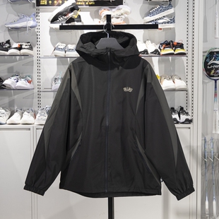 李宁运动风衣男子2025春季新款反伍BADFIVE宽松连帽外套AFDV005