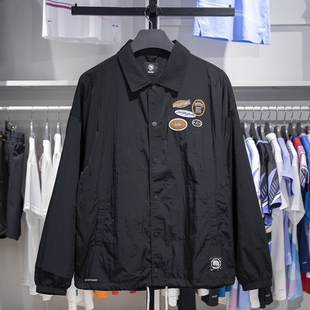 李宁休闲外套男士 反伍BADFIVE防泼水宽松运动风衣AFDU209 2024秋季