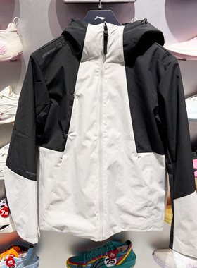 李宁三合一外套男士2025冬季新款保暖加绒防泼水运动风衣AWBV089