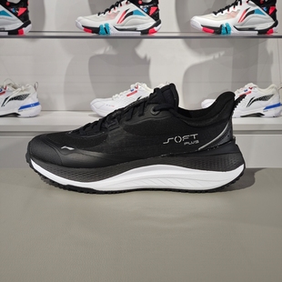 PLUS减震透气软底运动鞋 李宁休闲鞋 SOFT 新款 AGLU088 女子2024冬季