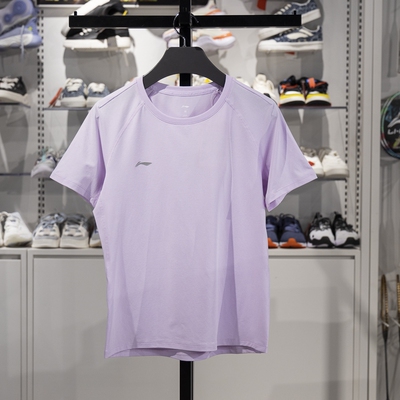 李宁短袖女子速干透气短袖T恤