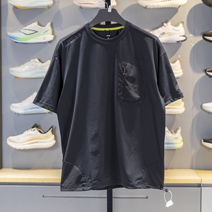 速干凉爽防晒透气宽松短袖 ATSV637 新品 李宁CF溯T恤男子2025秋季